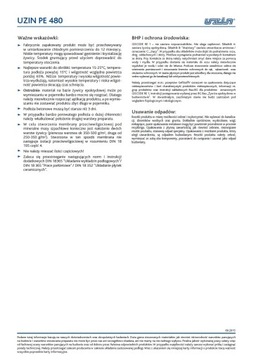 Грунтовка эпоксидная UZIN PE 480 10 кг.