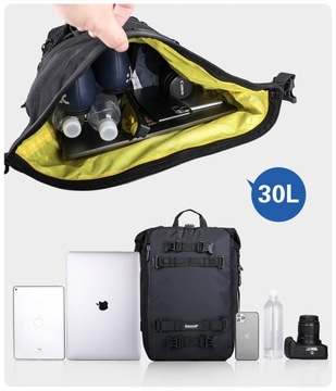 Rhinowalk Torba na ogon motocykla 30L Wodoodporna sakwa motorowa