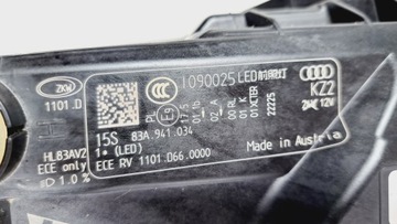 фото thumb №14, Audi q3 ii 83a 2018+ лампа правая полный led 83a941034