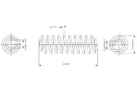 фото thumb №1, Monroe sp3828 пружина підвіска