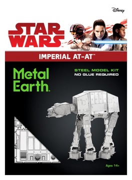 Металлическая Земля Звездных Войн Имперский AT-AT 3D Модель