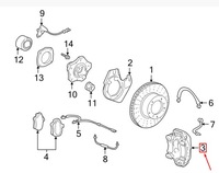 фото thumb №7, Porsche 911 996 carrera супорт гальмівний передній правий 99635142601