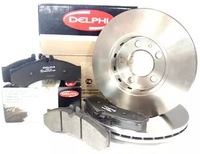фото thumb №1, Delphi гальмівні диски+ гальмівні колодки задня citroen c4 i / coupe