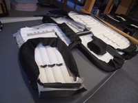 фото thumb №9, Bmw e30 купе sedan обивка новая eko кожа чёрная