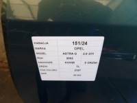 фото thumb №6, Opel astra g дверь левые задние lak. z387 универсал