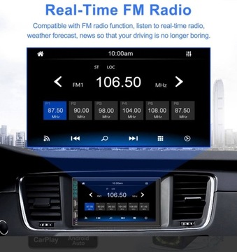Автомобильное радио Carplay L3-G ESLCLO с Bluetooth