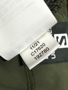 SALOMON WAYFARER Spodenki Szorty Techniczne Męskie Logowane Khaki r. 50