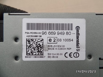 фото thumb №5, Citroen c4 ii радио cd радиопроигрыватель 9666994980