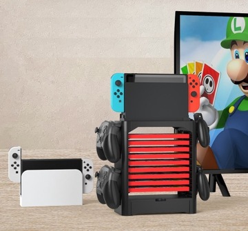 Подставка-органайзер, держатель консоли, игровые коврики для Nintendo Switch Switch OLED