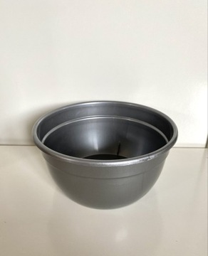 Miska Osłonka Doniczka srebrna 180mm MISKA2