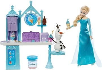 FROZEN LALKA KSIĘŻNICZKA ELSA MAGICZNA LODZIARNIA