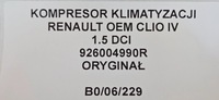 фото thumb №7, Компрессор кондиционера renault oem clio iv 1.5 dci