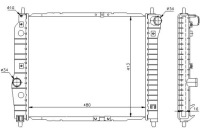 фото thumb №1, Nissens радиатор wody chevrolet aveo хэтчбек 1.