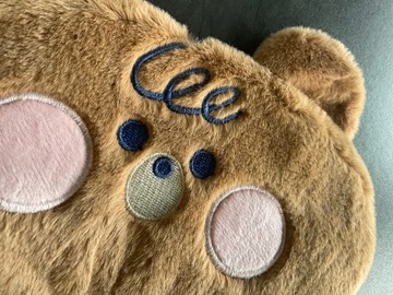 МАСКА ДЛЯ СПЯЩЕГО ПУЗЫРЯ РЕЛАКСАЦИЯ BEAR BEAR PLUSH коричнево-коричневый