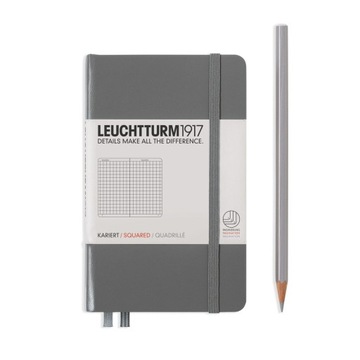 Ноутбука leuchtturm1917 Примечания карман A6 Клетчат