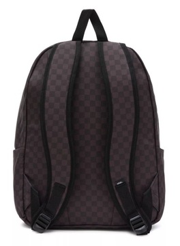 Plecak młodzieżowy do szkoły Vans Old Skool Check Backpack - black/charcoal