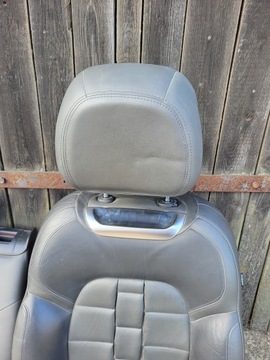 фото thumb №9, Сидіння шкіра чорна комплект диван citroen ds5 11-15 підігрів електричні