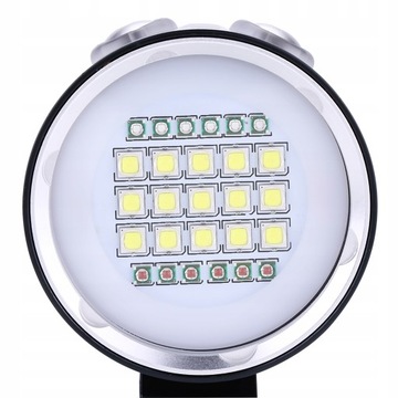 IPX8 18000lm 500M Latarka nurkowa LED