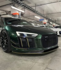 фото thumb №3, Сплиттер перед vor style - audi r8 gen.2 2015–2018