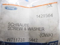 фото thumb №8, Болт, крепление капот двигателя ford fiesta 01-08 / fusion 01-12 оригинальный номер 1421564