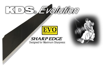 Сломанные лезвия 9 мм KDS Japan SB-10B EVO 10x Черные