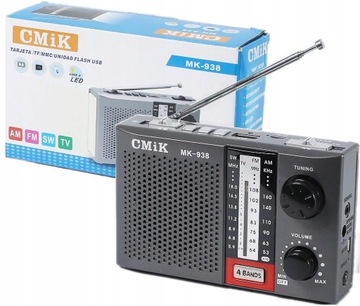 ПОРТАТИВНОЕ РАДИО СО СВЕТОДИОДНОЙ ТУРИСТИЧЕСКОЙ ЛАМПОЙ AM/FM, АККУМУЛЯТОР