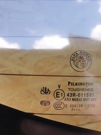 фото thumb №6, Alfa romeo giulia скло зад темне