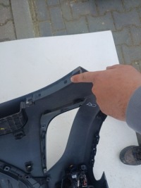 Hyundai kona ev рестайлинг  2020 - бампер перед Киев, фото thumb