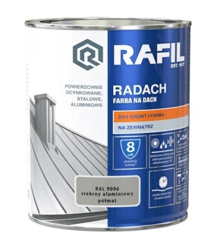 RAFIL Radach серебристая алюминиевая краска для крыши