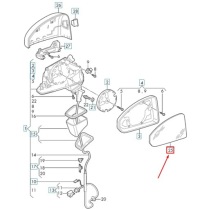 фото thumb №10, Стекло зеркало передней левого audi q2 81a857535c