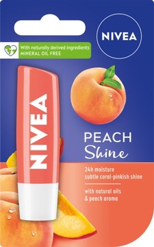 NIVEA Защитная губная помада, 2 шт., набор с персиковым блеском