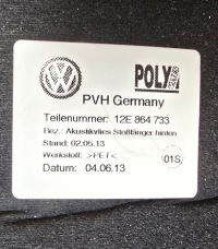 фото thumb №10, Vw e-up up бампер задний задняя 3pdc lc9a