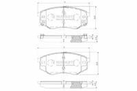 фото thumb №1, Nipparts тормозные колодки тормозные hyundai ix20 1.4 nippart