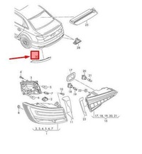 фото thumb №6, Свет отражающий задние audi a4 avant 2016 2017 оригинальный 8w0945105d