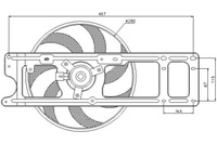 фото thumb №1, Nissens 85254 вентилятор, охолодження двигуна