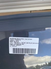 фото thumb №9, Крышка багажника бампер задняя задний bmw 7 g11 g12 lci lift c3e
