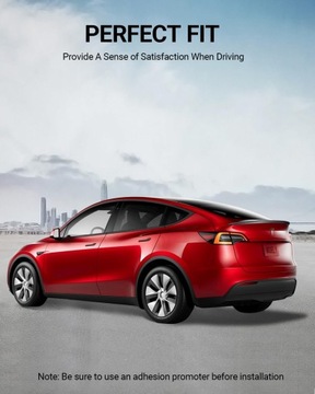 фото thumb №8, Спойлер спойлер tesla модель y чорний блиск