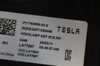 Фара правий перед tesla model 3 y рестайлінг  full led 1760889-00-e Недорого, фото thumb