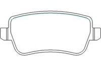 фото thumb №1, Гальмівні колодки гальмівний. fiat croma 05- задня