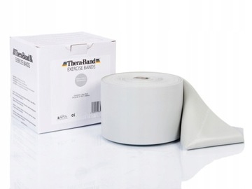 РЕЗИНОВАЯ ЛЕНТА THERABAND SILVER 1,5 М + НАБОР УПРАЖНЕНИЙ