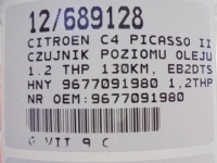 Citroen c4 picasso 2 датчик уровня масла 9677091980 1,2thp Киев, фото thumb