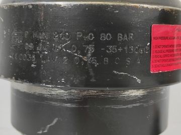 ГИДРАВЛИЧЕСКИЙ АМОРТИЗАТОР SAIP 0,75 Л 210 БАР ГИДРОАККУМУЛЯТОР