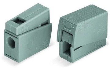 Быстроразъемный разъем Wago 224-101, кабель 0,5х2,5мм² 1 шт.