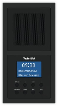 DAB+ Bluetooth FM-радио для скрытого монтажа для настенной розетки в ванной комнате UP 1
