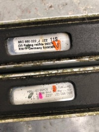 Рейлінги дахові хром audi q5 8r0860021j 8r0860022j Зі Шроту, фото thumb