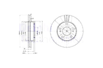 фото thumb №2, Диски гальмівні 2szt. перед toyota previa i 2.4 05.9 #petrolhead pro+ kit2