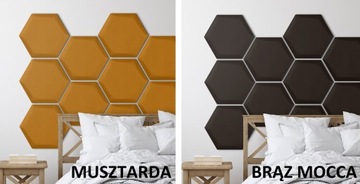 ШЕСТИГРАННЫЕ МЯГКИЕ ПАНЕЛИ 30X26 СОТОВЫЕ