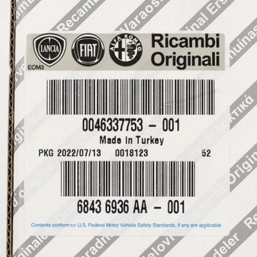 фото thumb №11, Котушка запалювання fiat оригінальний номер 46337753