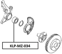 фото thumb №2, Набор подшипник колёса перед mazda tribute ep 01-, ford втулка стабилизатора 01-, maverick tm