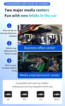 14-дюймовый автомобильный монитор Smart Digital TV Автомобильный потолочный дисплей MP5